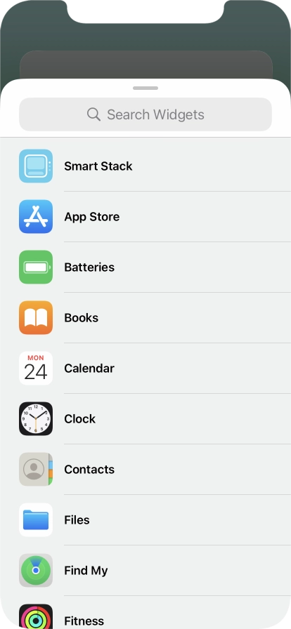 Press Smart Stack.