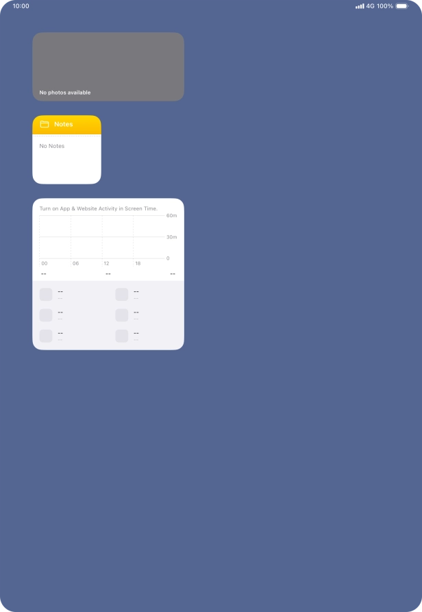 Press and hold the required Widget Stack. Press and hold the required Widget Stack.