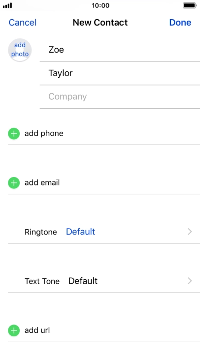 Press add phone.