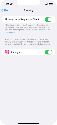 Press the indicator next to Press the indicator next to