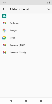 Press Google.