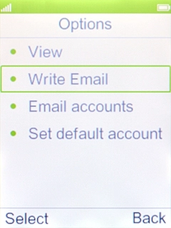 Select Write Email.