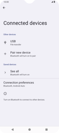 Press Pair new device. Press Pair new device.