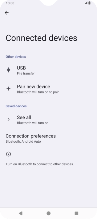 Press Pair new device. Press Pair new device.