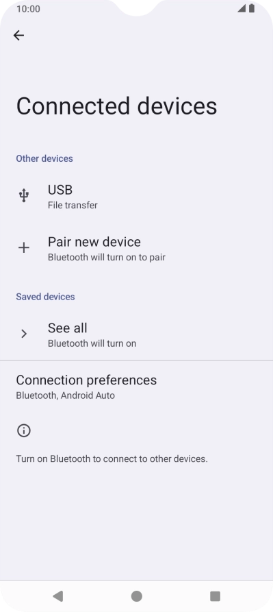 Press Pair new device. Press Pair new device.