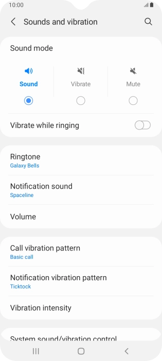 Press Ringtone.