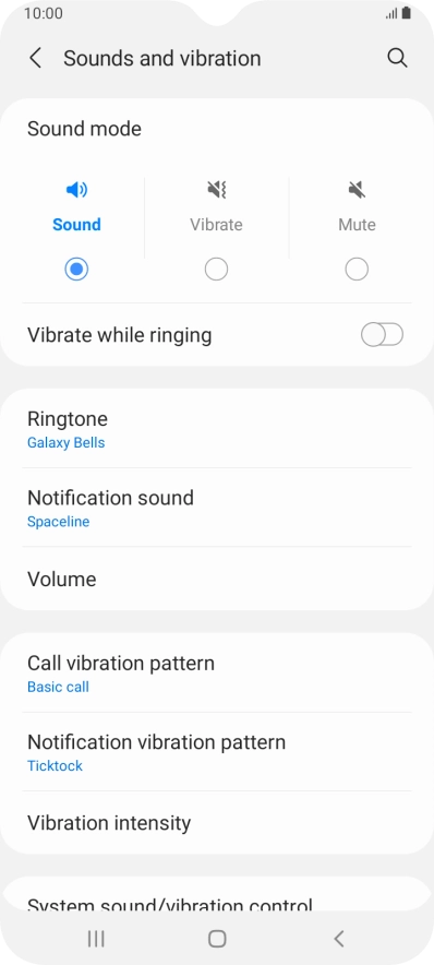Press Ringtone.
