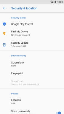 Press the Home key to return to the home screen.
