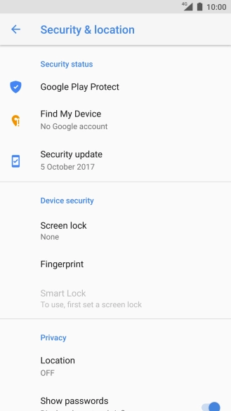 Press the Home key to return to the home screen.