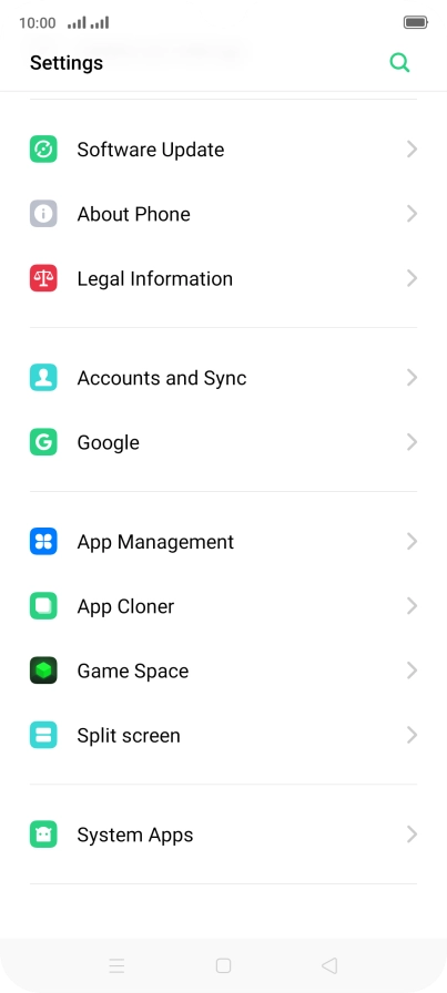 Press App Management.
