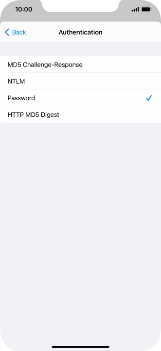 Press Password.