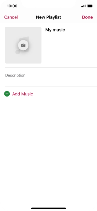 Press Add Music.