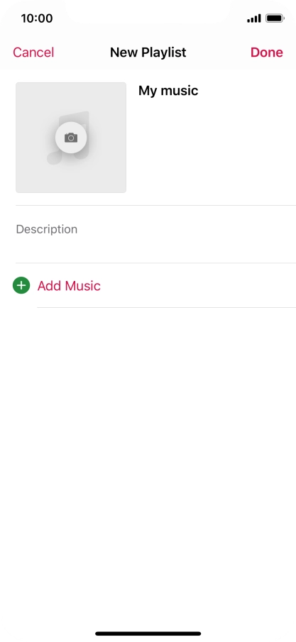 Press Add Music.
