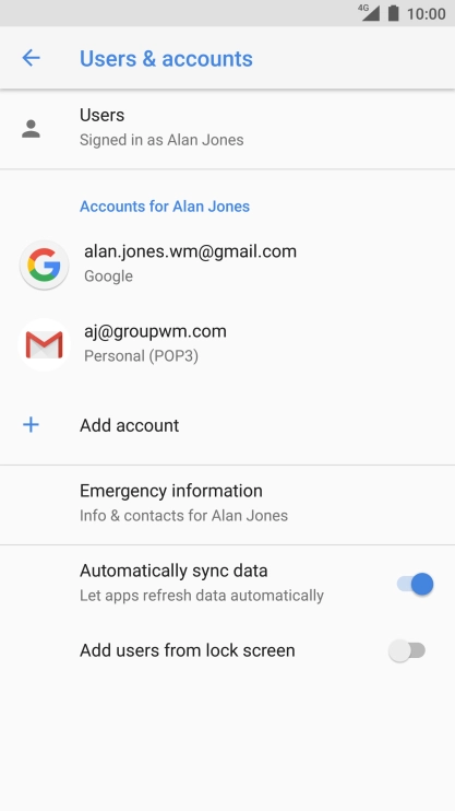 Press the Home key to return to the home screen.