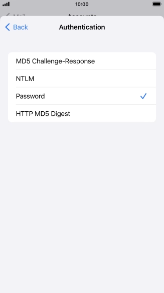 Press Password.