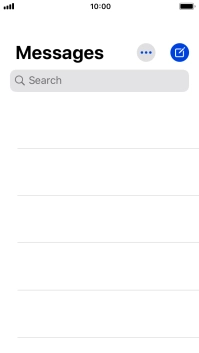Press the new message icon. Press the new message icon.