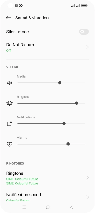 Press Ringtone.