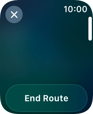 Press End Route. Press End Route.