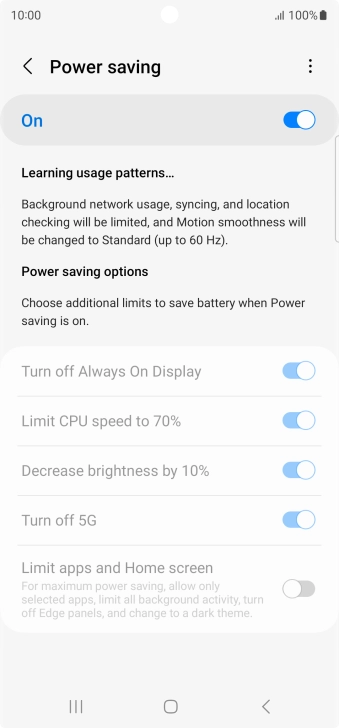Press the Home key to return to the home screen. Press the Home key to return to the home screen.