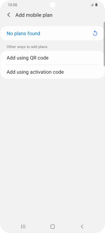 Press Add using QR code. Press Add using QR code.