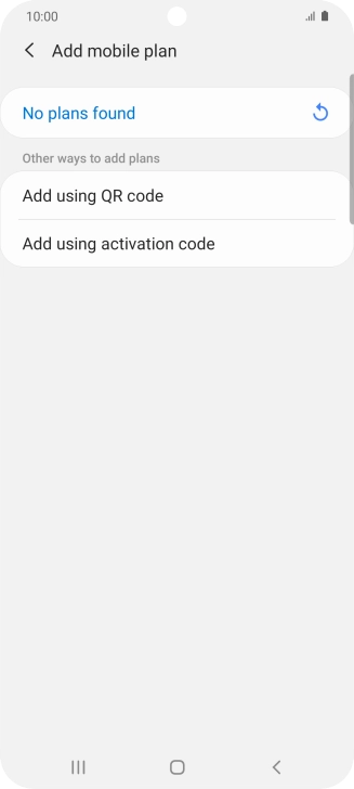 Press Add using QR code. Press Add using QR code.
