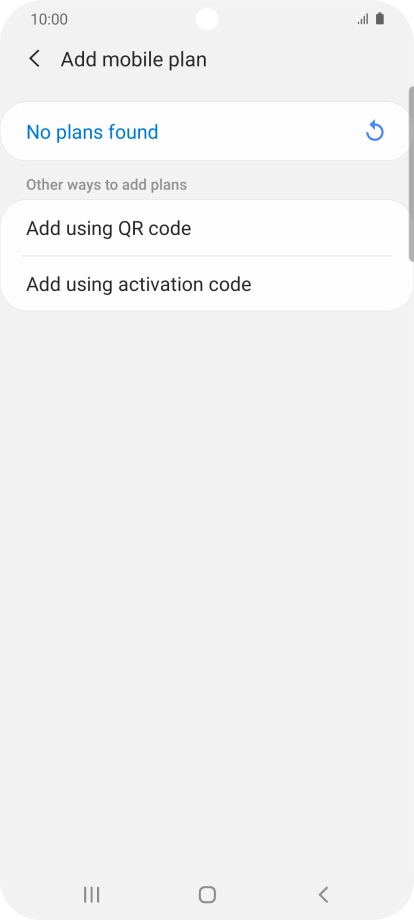 Press Add using QR code. Press Add using QR code.