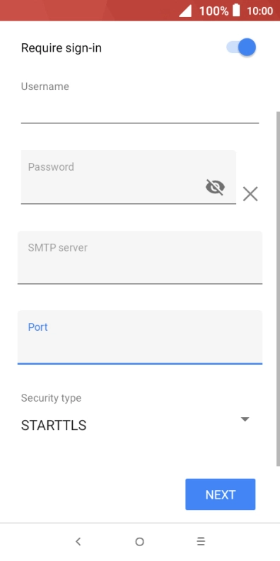 Press the drop down list below 