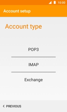 Press IMAP.