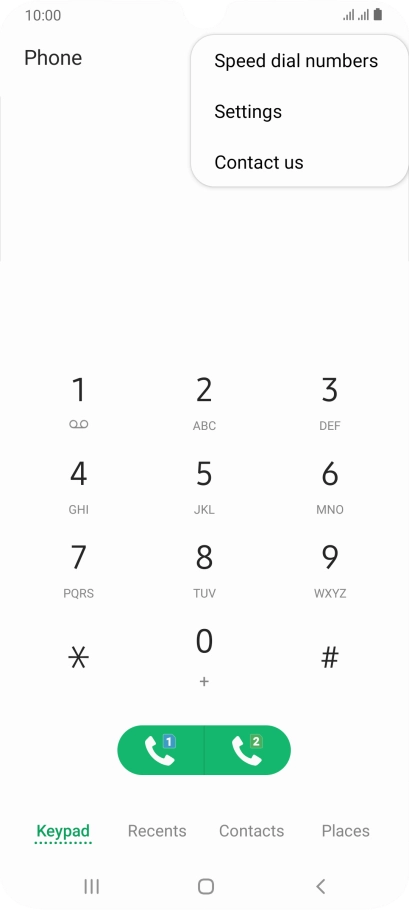 Press Settings. Press Settings.