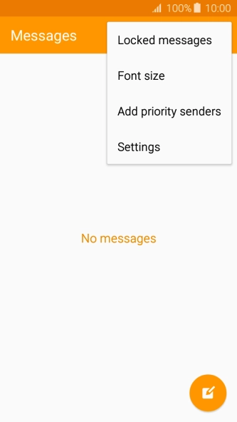 Press Settings.