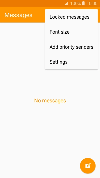 Press Settings.