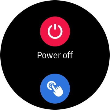 Press Power off.
