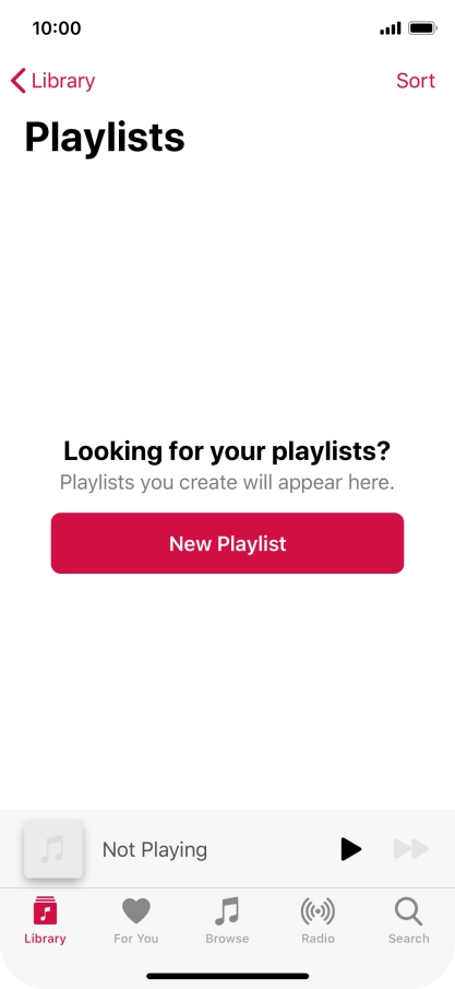 Press New Playlist.