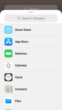 Press Smart Stack.