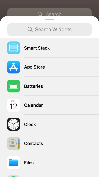 Press Smart Stack.