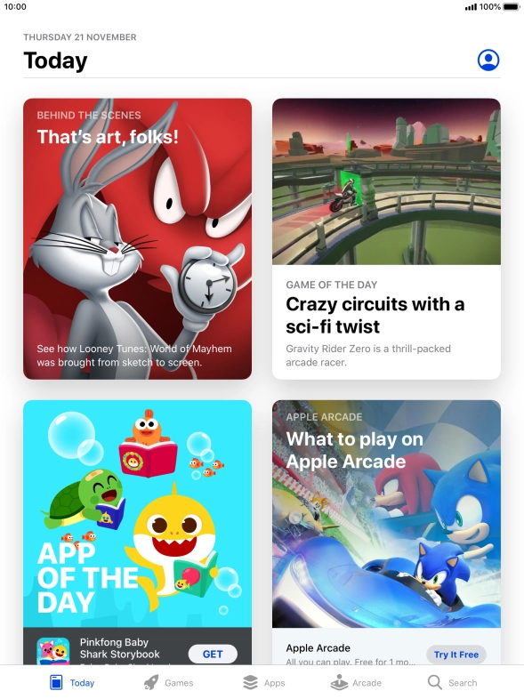Press Search.