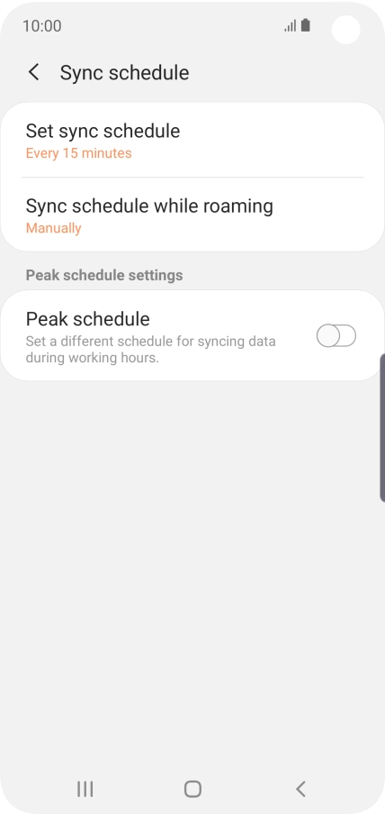 Press the Home key to return to the home screen.