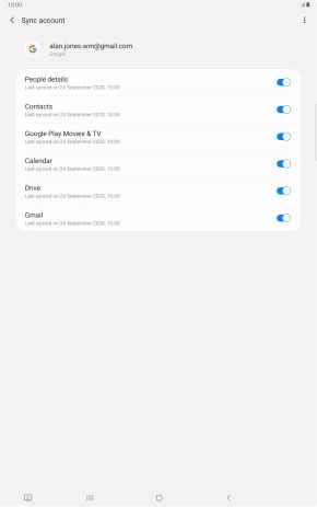 Press the Home key to return to the home screen. Press the Home key to return to the home screen.