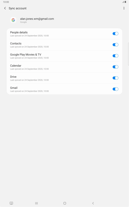 Press the Home key to return to the home screen. Press the Home key to return to the home screen.