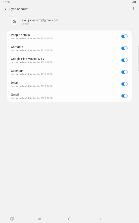 Press the Home key to return to the home screen. Press the Home key to return to the home screen.