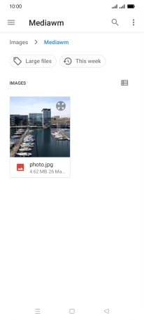 Press the required picture.