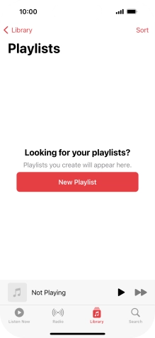 Press New Playlist.