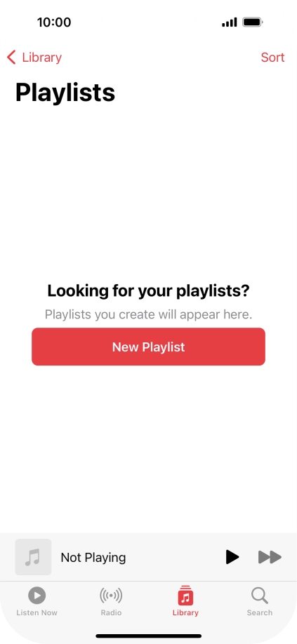 Press New Playlist.
