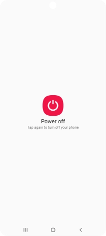 Press Power off.