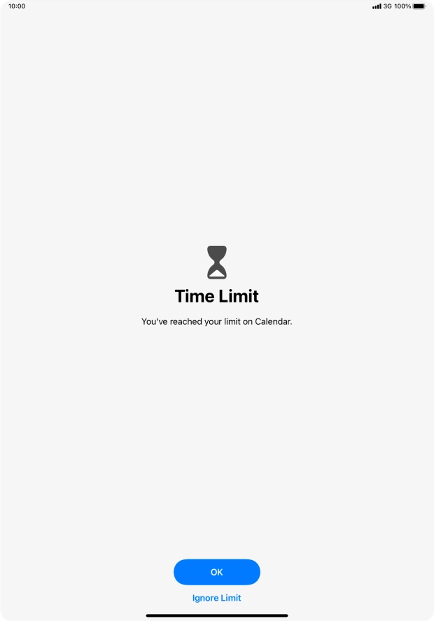 Press Ignore Limit. Press Ignore Limit.