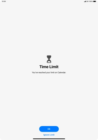 Press Ignore Limit. Press Ignore Limit.