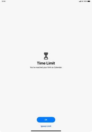 Press Ignore Limit. Press Ignore Limit.