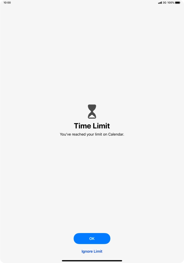 Press Ignore Limit. Press Ignore Limit.
