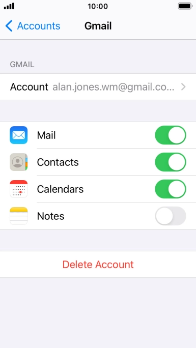 Press the Home key to return to the home screen.