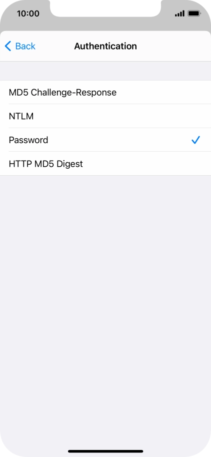 Press Password.